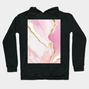 marble pastel pink gradient Hoodie